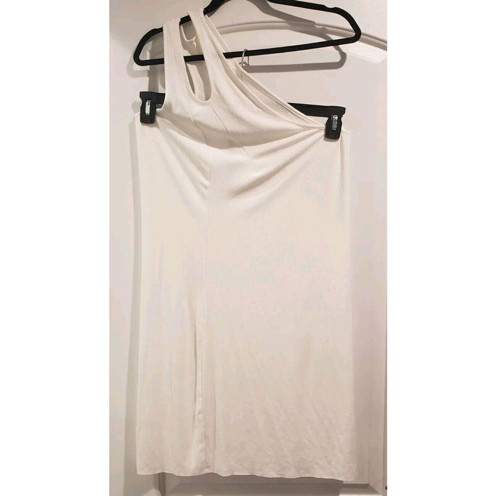SKIMS Soft Lounge Cut Out One Shoulder Dress Marble Womens 2X‎